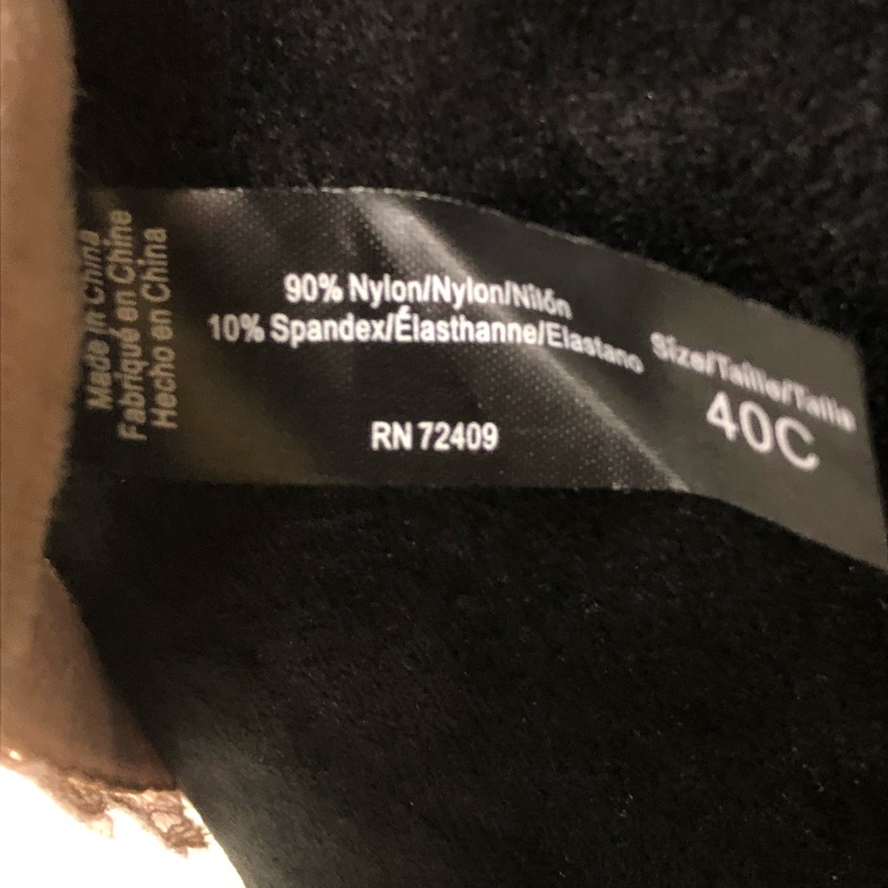 Rene Rofe Floral Lace adjustable Bra 40C - Picture 16 of 16